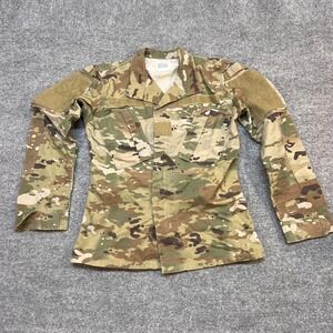 Army Combat Coat Womens 30 Short Camo Military Pockets Multicam USA